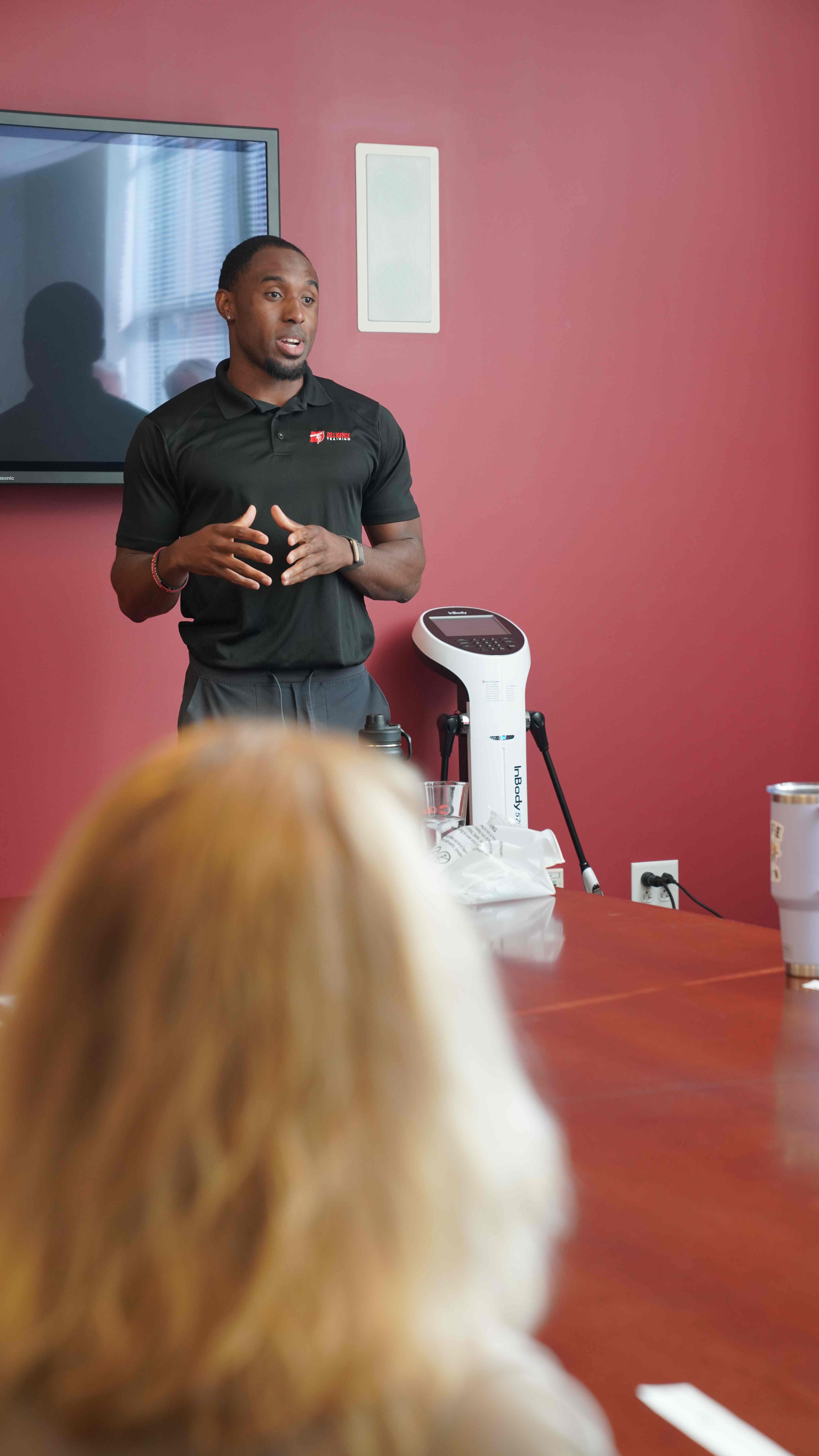 Wellness education presentation and consultation with health assessment technology